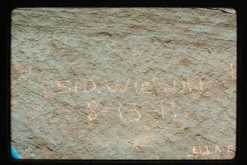 Sid Wieson inscription