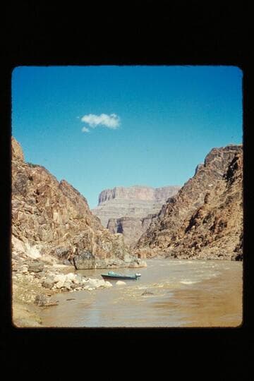 One boat moored at Travertine