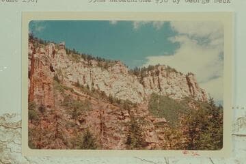 Area of Silent River Cave in Nankoweap Basin