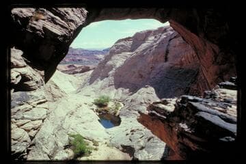 Down under bridge near Baker's Ranch
