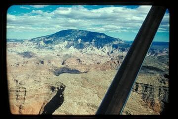 Navajo Mountain from north side; Cummings Mesa