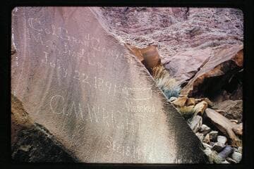 Best expedition, Wright inscription