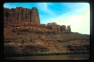 West end of saddle of The Bowknot from about Mile 61