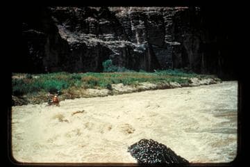 "Step In" halfway down Lava Falls