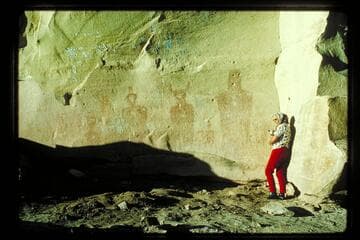 Paintings 3 miles north of Thompson