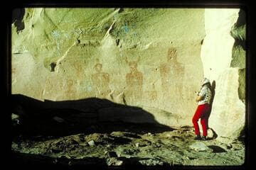 Paintings 3 miles north of Thompson