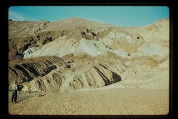 Archeyes in Painted Canyon; Death Valley