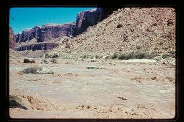 Across upper end of Badger Rapid from lower left bank; prel. gauge 5850