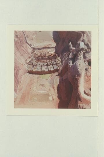 Downriver at Glen Canyon Dam