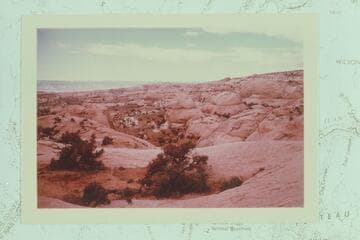 Into Escalante River drainage from near top of Waterpocket Fold