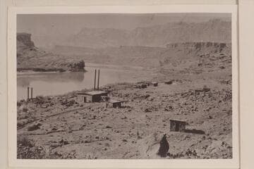 Mining operations at Lees Ferry