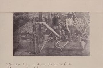 Detail of Lovett pneumatic pipe dredge