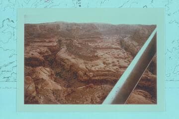 Northeasterly across Stevens Canyon to the VABM 6745