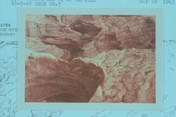 Skyline Natural Arch or Stevens Arch.  Mouth of Stevens Canyon where it enters the Escalante River