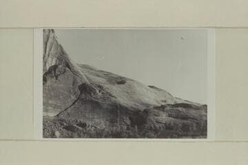 The Flying Bishop Bill Wells arrives for the ceremony (marriage of Harry and Dorothy Aleson).  The Chapel, Mile 118, Glen Canyon