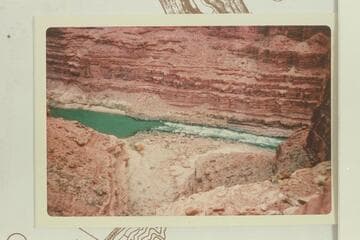 North Canyon Rapid at Mile 20 1/2.  From ledge in North Canyon