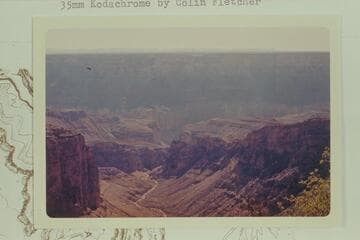 Down Little Nankoweap Canyon from the trail out of Nankoweap Canyon