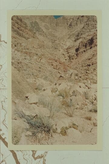 Top of route left bank of the Colorado above the mouth of the Little Colorado where Walter Powell climbed 1869, Aug. 11