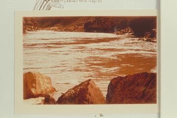 Upstream from fan at Mile 25.2, Marble Canyon