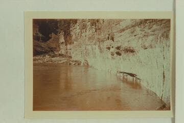Upstream near ladder