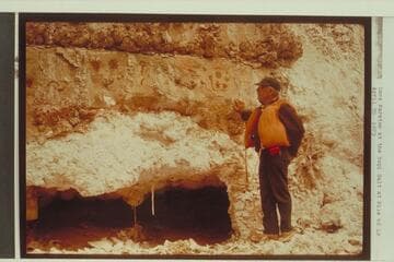 Dock Marston at the Hopi Salt at Mile 62 left bank