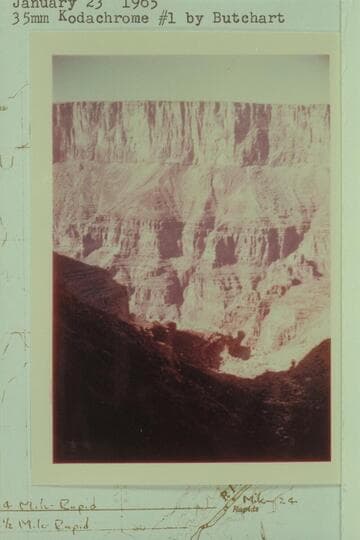 Mile 24.7 in Marble Canyon from the south rim