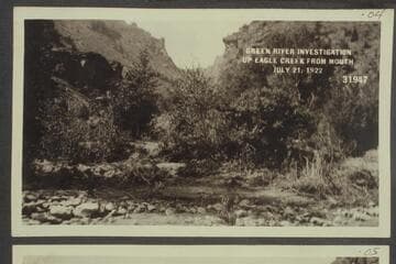 Green River Investigation:  Up Eagle Creek from mouth