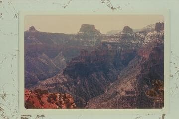 Siegfried from Colter.  Banta and route to Lava Saddle