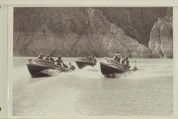 The "Bootoo," "Cactus," and the "Rattlesnake."  Lake Mead