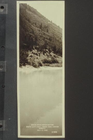Green River Investigation- South (left) wall, Horseshoe Canyon Damsite