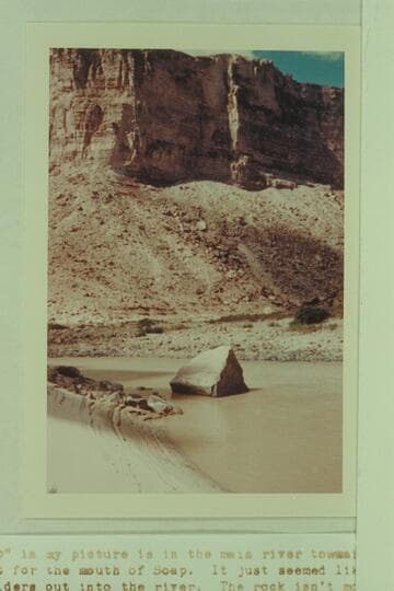 Boulder at Soap Creek