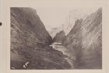 Down stream from approximately Mile 84