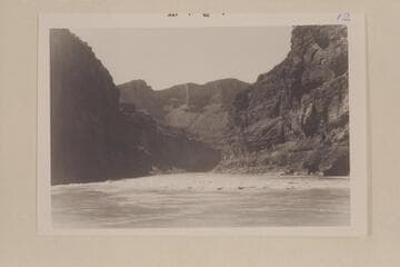 Down Marble Canyon from head of Houserock Rapid