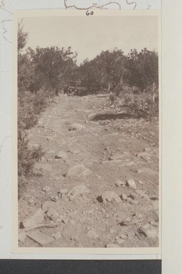 Road across Buckskin Mountain