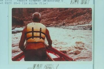 Eiseman dory in North Canyon Rapid