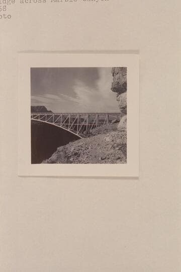 Highway bridge across Marble Canyon