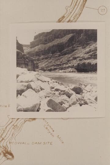 Down from the fan at Mile 25.2, left bank