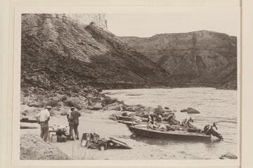 Camp on left bank at Mile 12