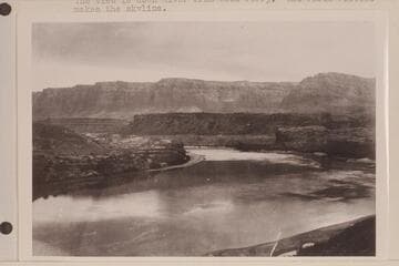 Best Expedition.  The view is downriver from Lees Ferry.  The Paria Plateau makes the skyline