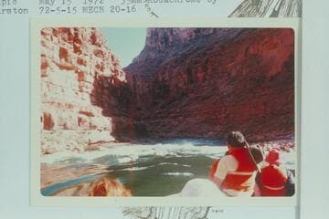 Down Marble Canyon at head of North Canyon Rapid