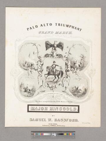 Grand triumphant march in the battle of Palo Alto / composed by T. H. Chambers ; arranged by S. W. Bassford