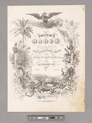 Smith's march : composed and dedicated to Gen. Persifor F. Smith, the hero of Contreras / by J. T. Martin