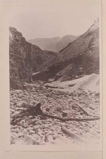 [print from half a stereo] "Views on the Colorado River," Grand Canon Series.  No. 205:  Kaibab Plateau (Distant View)