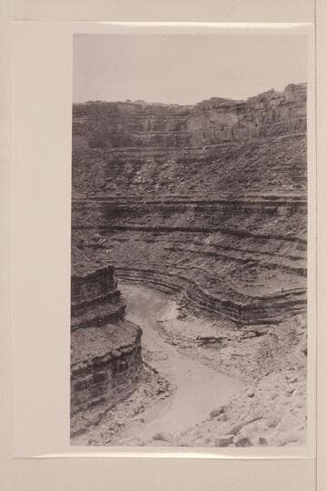 Looking down San Juan towards mouth of Slickhorn Canyon