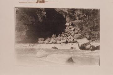 Galloway running at head of Disaster Rapid.  Galloway ran the four boats through this rapid