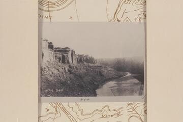 Southeast from the east end of the saddle of The Bowknot