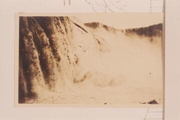 At the foot of the Grand Falls of the Little Colorado