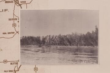 Shore of island near Needles