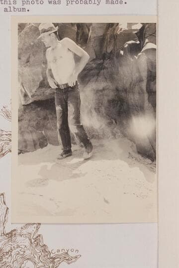 Bus Hatch.  The Dusty Dozen cruise of that day was from Hermit to below Elves Chasm and an afternoon stop was made at Shinumo Creek where this photo was probably made