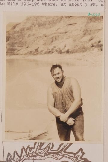 It is probable this photo was at Mile 180 at the same time as 3-262.  Russ Frazier; Mile 195-196